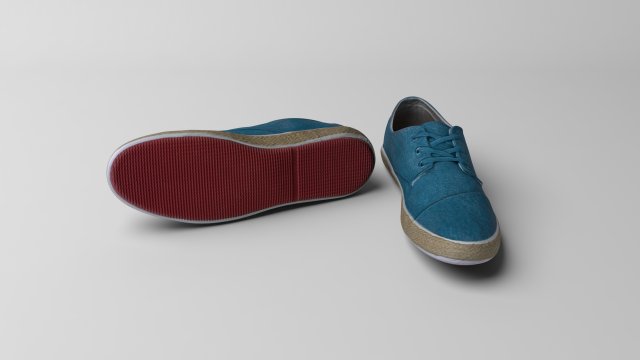 pair of shoes 3D Model .c4d .max .obj .3ds .fbx .stl .blend 