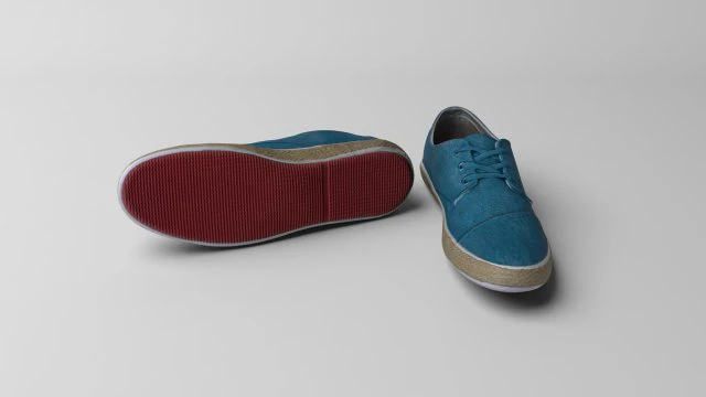 par de sapatos Modelo 3D .c4d .max .obj .3ds .fbx .stl .blend 