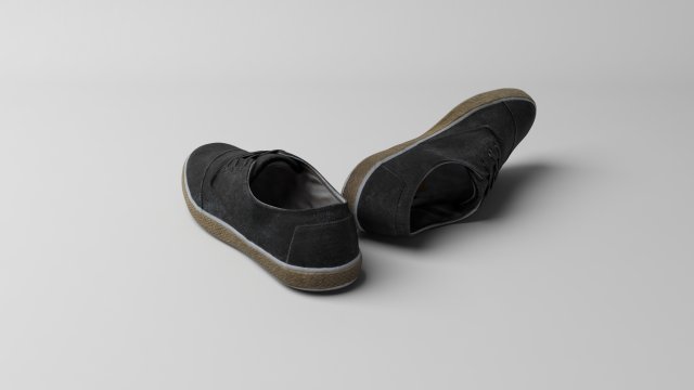 pair of shoes 3D 模型 .c4d .max .obj .3ds .fbx .stl .blend 