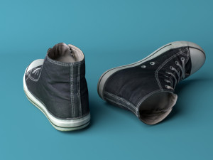 converse shoes 3D Model