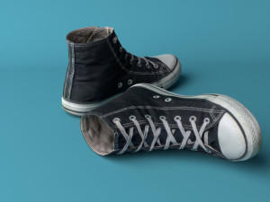 converse shoes 3D Model