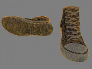 converse shoes 3D Model
