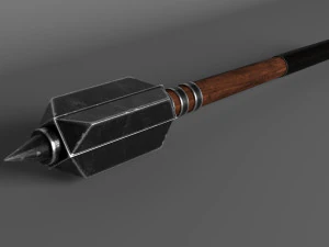 medieval war mace 3D Model