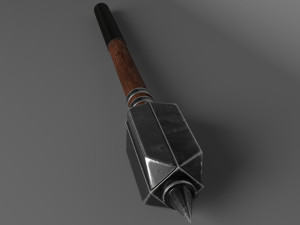 medieval war mace Modelo 3D