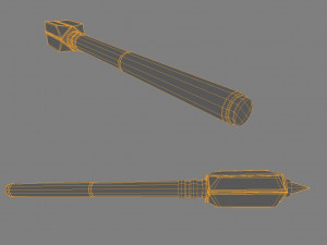 medieval war mace Modelo 3D