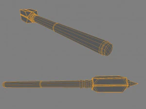 medieval war mace 3D Model