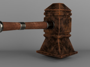 fantasy hammer 3D-Modell