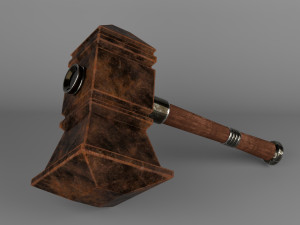 fantasy hammer 3D-Modell