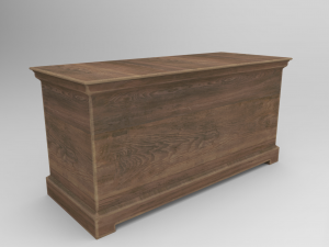 tv commode low poly 3D Model