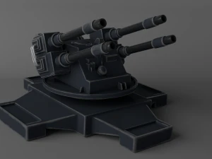 torretta di fantascienza Modello 3D