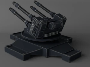 torretta di fantascienza Modello 3D