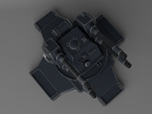 sci fi turret 3D Модель