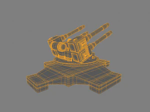 torretta di fantascienza Modello 3D