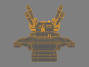 torretta di fantascienza Modello 3D