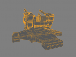 sci fi turret 3D-Modell