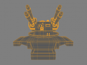 sci fi turret 3D-Modell