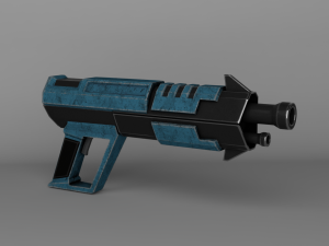 sci fi pistol 3D Model
