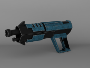 sci fi pistol 3D-Modell