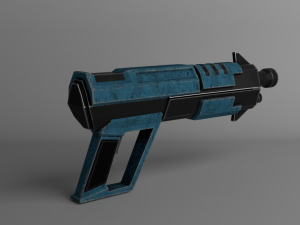 sci fi pistol 3D-Modell