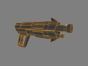 sci fi pistol 3D Model