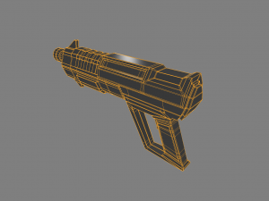 sci fi pistol 3D-Modell