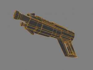 sci fi pistol 3D Model