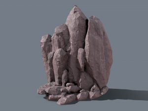 collapsed rocks 3D Model