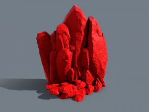 collapsed rocks 3D Model