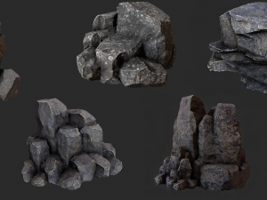 rock pack 3D Model