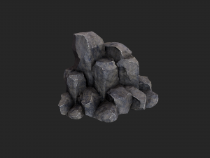 rock pack Modelo 3D