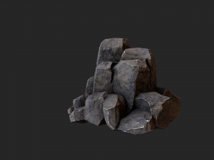 rock pack Modelo 3D