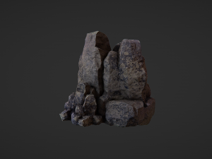 rock pack Modelo 3D
