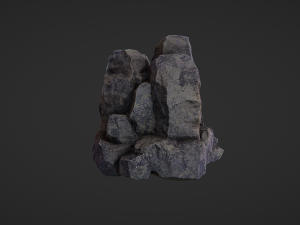 rock pack Modelo 3D