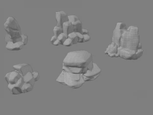 rock pack 3D Model