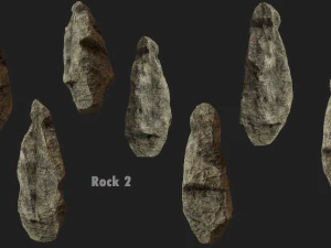 cliff rock collection 3D Model