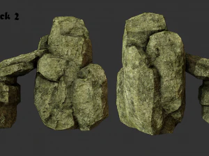 cliff rock collection 3D Model