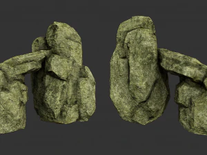 cliff rock collection 3D Model