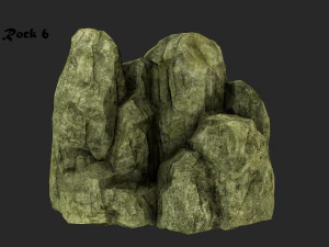 cliff rock collection 3D Model