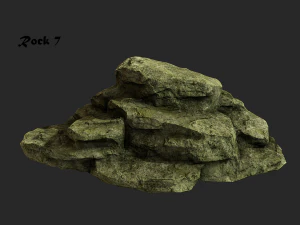 cliff rock collection 3D Model