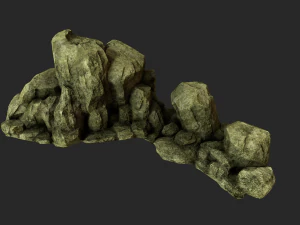 cliff rock collection 3D Model