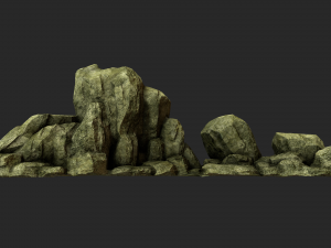 cliff rock collection 3D मॉडल