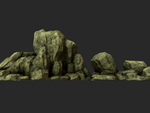 cliff rock collection 3D Model