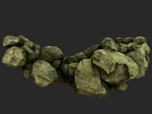 cliff rock collection 3D Model