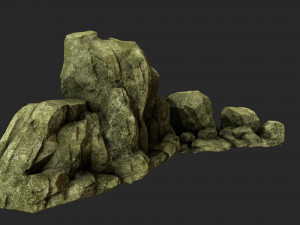 cliff rock collection 3D मॉडल