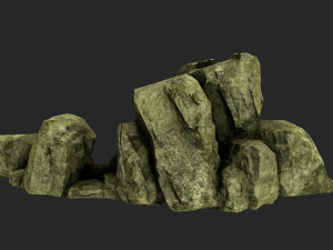 cliff rock collection 3D मॉडल