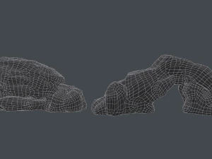 cliff rock collection 3D Model