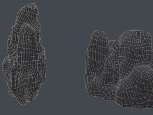 cliff rock collection 3D Model
