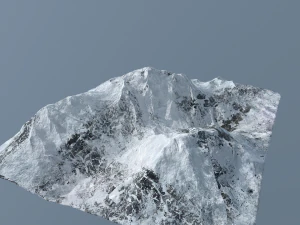 mountain under the snow 3D Model