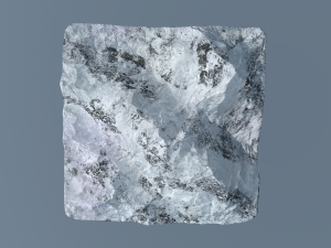 mountain under the snow Modello 3D