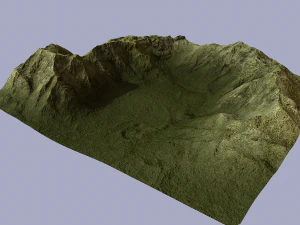 terrain Modèle 3D